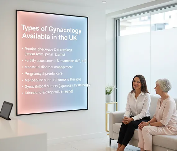 Types of Gynaecology Services Available in the UK