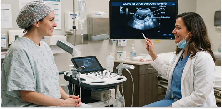Saline Infusion Sonography (SIS) Scan in London