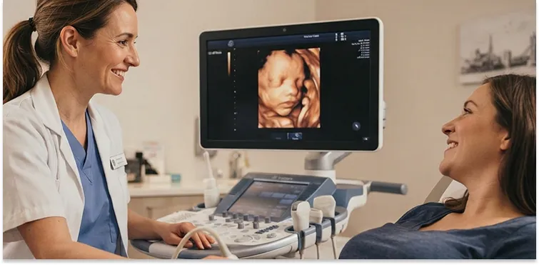 3D Pregnancy Ultrasound Scan in London